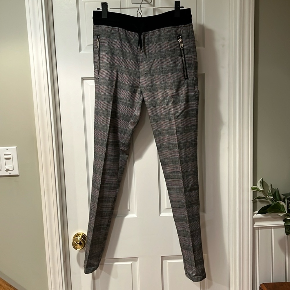 Men’s Black Plaid Pants